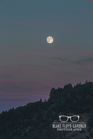 Lake Sonoma Moonrise 2