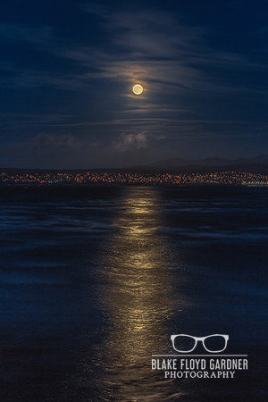 Moonrise, Monterey, CA