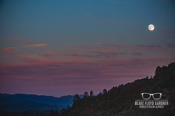 Moonrise, Lake Sonoma